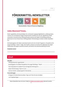 thumbnail of Fördermittel-Newsletter l Resonanzboden KW 7 2018
