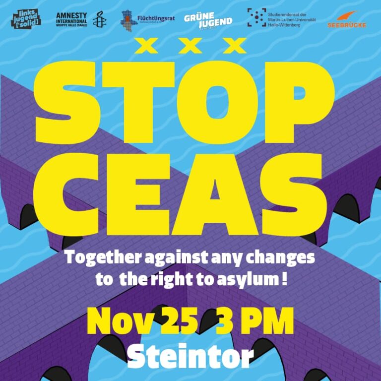 Demo STOP GEAS | 25.11., 15:00 | Halle
